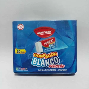BORRADOR BLANCO CHICO CAJA X30 UND
