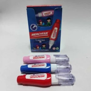 MINI CORRECTOR PUNTA DE METAL CAJA X12 UND