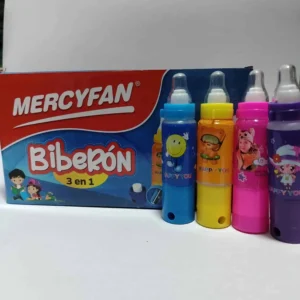 GOMA BIBERON 3EN1 TAJADOR BORRADOR Y GOMA CAJA X24 UND