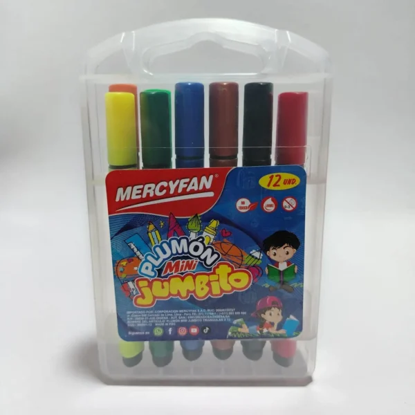 ESTUCHE PLUMON MINI JUMBITO X12 UND - Imagen 2