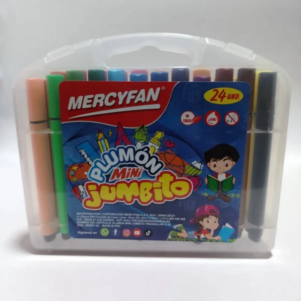 ESTUCHE PLUMON MINI JUMBITO X24 UND - Imagen 2