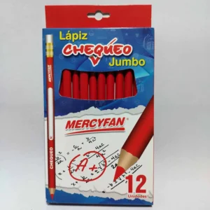 LAPIZ CHEQUEO JUMBO X12