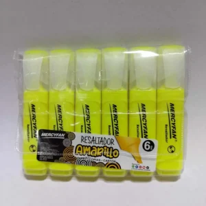 RESALTADOR AMARILLO X6