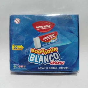 BORRADOR BLANCO GRANDE CAJA X20 UND