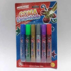 GOMA ESCARCHADA BLISTER X6