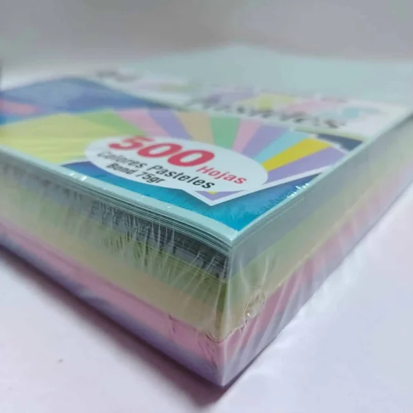 BOND A4 PASTEL X500 UND - Imagen 2