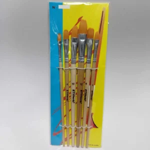 PINCEL PUNTA LENGUA DE GATO X6 UND