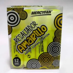 RESALTADOR AMARILLO X12 UND
