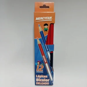 LAPIZ BICOLOR DELGADO X12