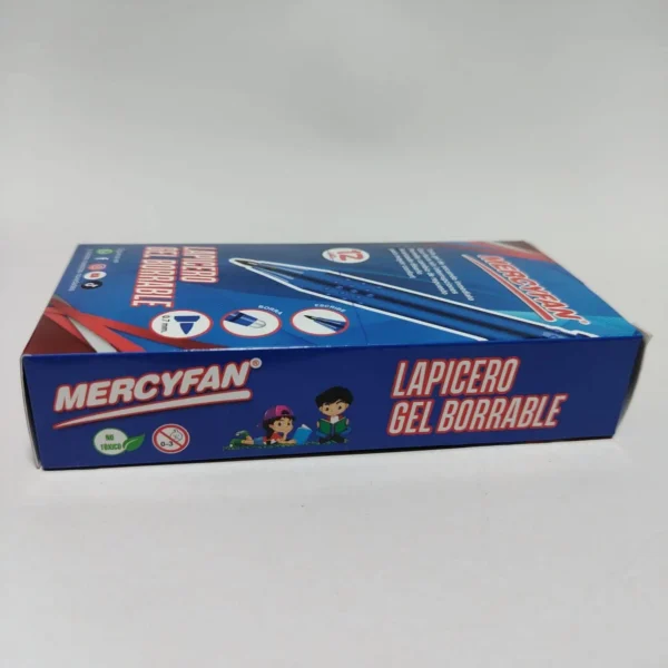 LAPICERO BORRABLE AZUL CAJA X12 UND - Imagen 2