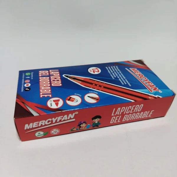 LAPICERO BORRABLE ROJO CAJA X12 UND - Imagen 2