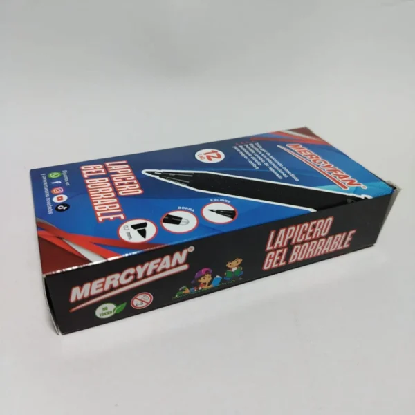 LAPICERO BORRABLE NEGRO CAJA X12 UND - Imagen 2