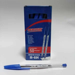 LAPICERO M-034 MERCYFAN AZUL CAJA X50 UND